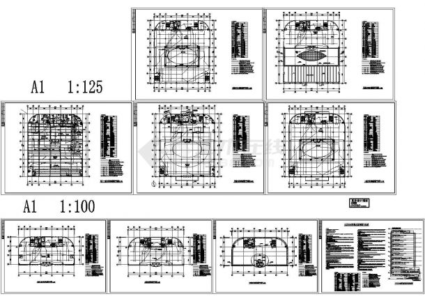 某建筑试验用房火灾自动报警系统方案设计施工CAD图纸-图一