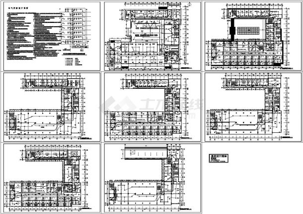 某地区同仁堂消防及报警联动系统完整设计施工CAD图纸-图一
