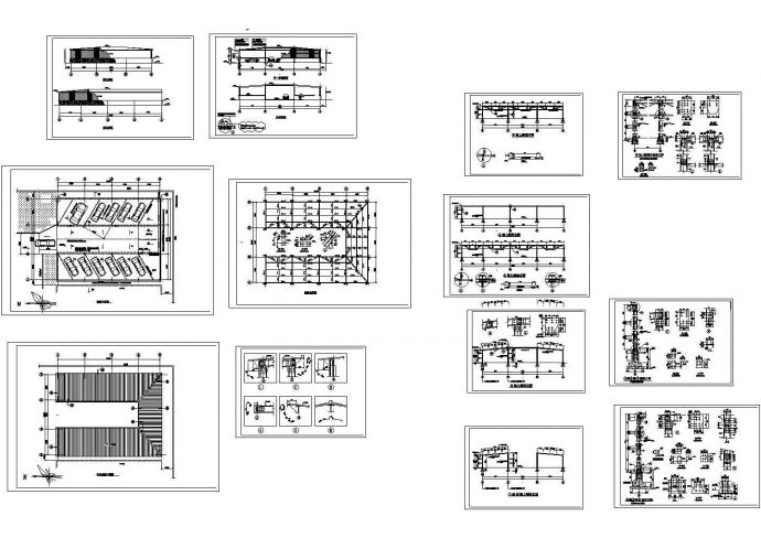 某单层地下车库结构设计施工图_图1