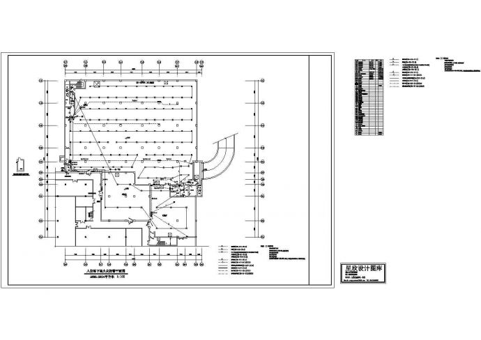 某地区某酒店火灾自动报警系统设计方案CAD图纸_图1
