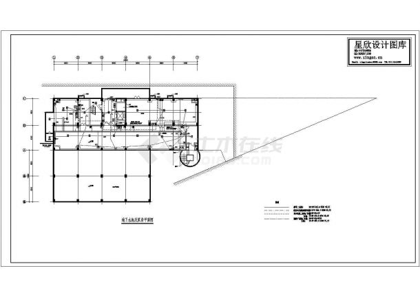 某地区综合楼消防报警部分施工工艺流程设计CAD图纸-图一