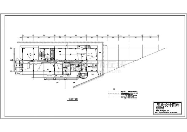 某地区综合楼消防报警部分施工工艺流程设计CAD图纸-图二