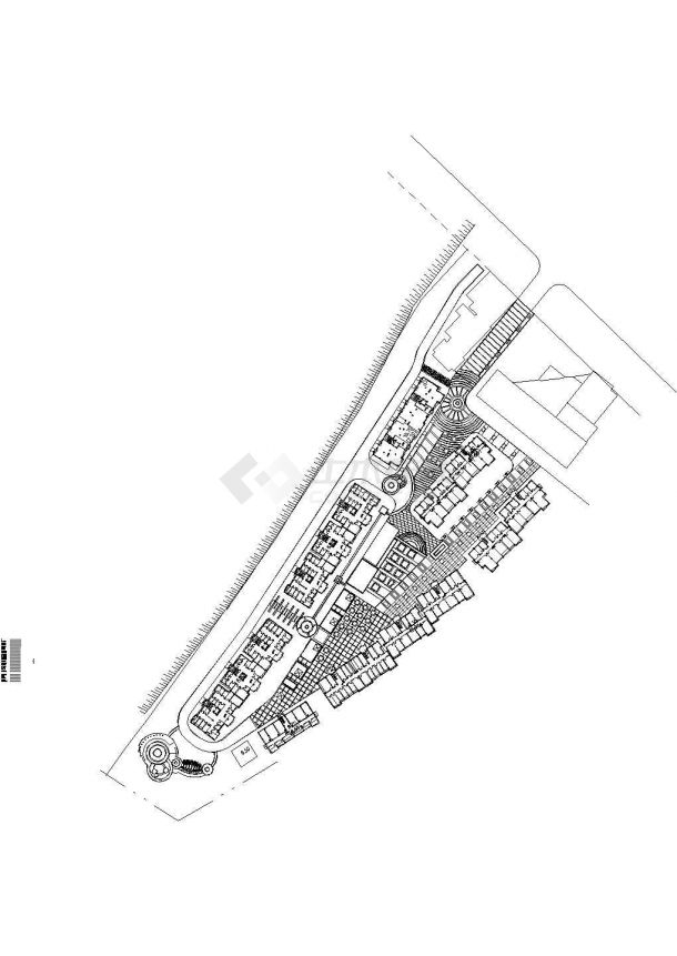 [江苏]某住宅区绿地景观给水设计图CAD-图一