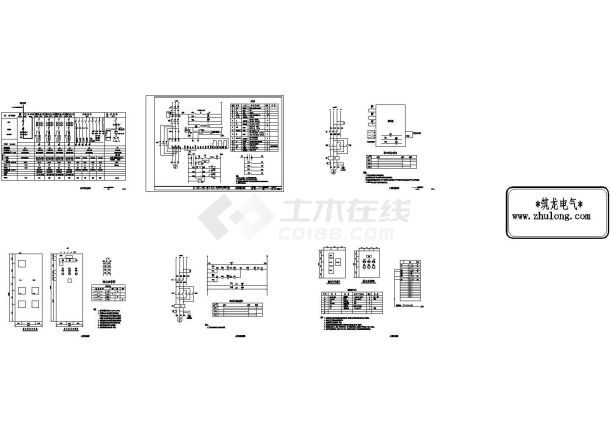 某生态湿地治理工程管理用房配电工程图纸CAD-图一