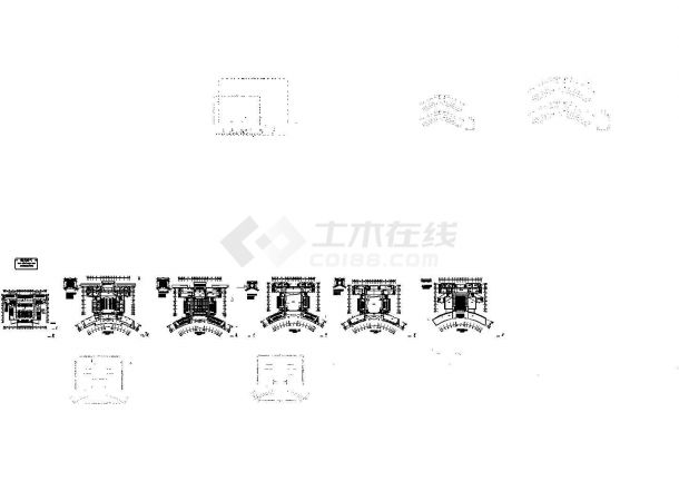 河南某高校图书馆电气图纸CAD-图二