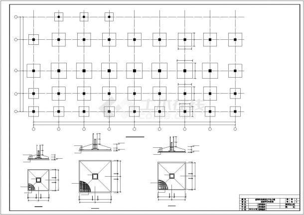 济宁市某市政单位6层框架结构办公楼建筑设计CAD图纸-图一