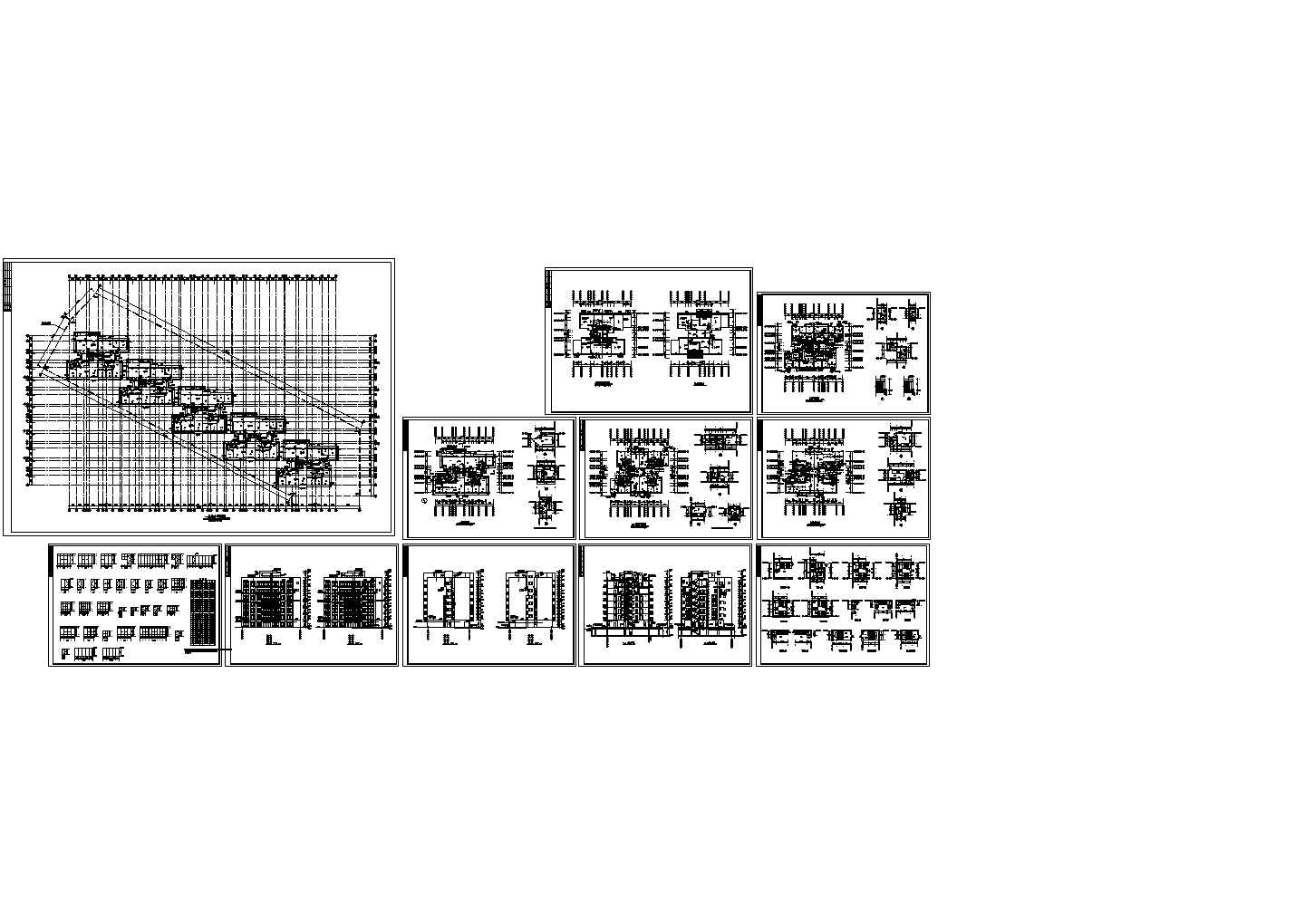 东莞某多层住宅建筑施工CAD全套图纸
