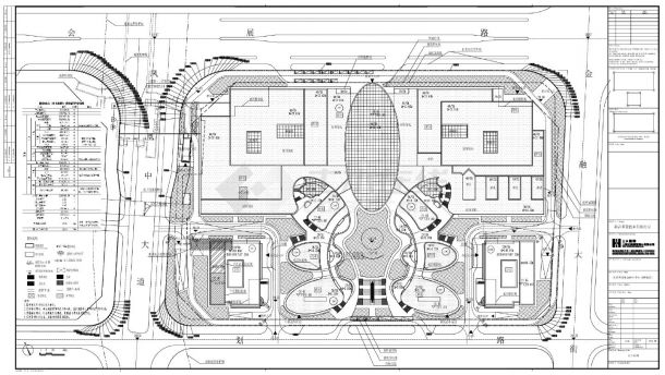 南昌莱蒙都会商业中心-B8地块总平面CAD图-图一