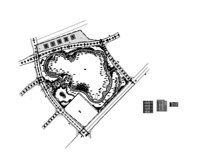 紫光湖建设平面建筑图_图1