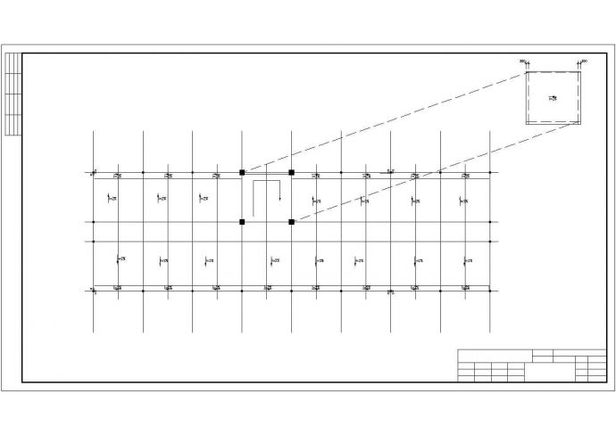 北京市昌平区某单位4400平米7层框架结构行政办公楼建筑设计CAD图纸_图1