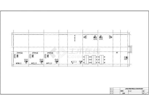绵阳市某风景区3100平米4层框架结构办公楼建筑设计CAD图纸-图二