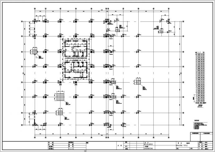 某25层剪力墙豪华酒店(带屋顶泳池)设计cad详细结构施工图_图1