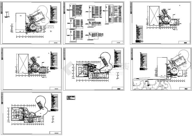 扬州市某2层高档商务会所电气设计CAD施工图-图一