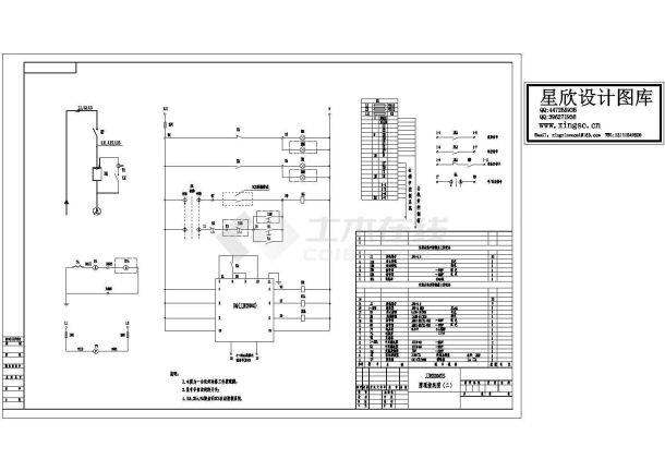 某型号一控一软启动器控制电气原理设计CAD图纸-图一