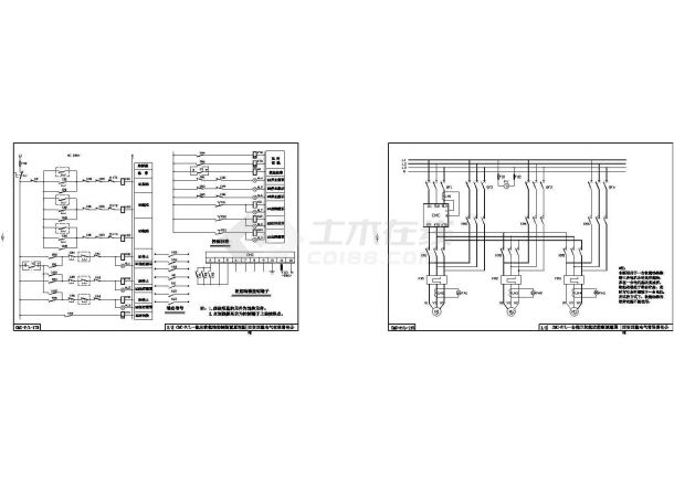 cmc-P(L)喷淋专用软起动控制装置电气系统原理设计CAD图纸-图一