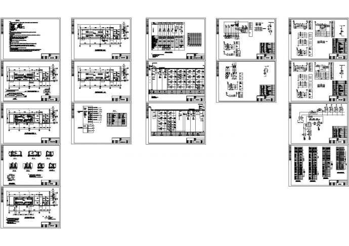 某大型10kV变电所设计cad全套电气施工图纸（含设计说明）_图1