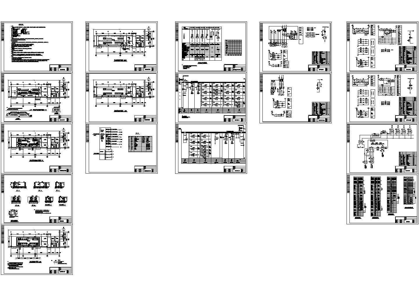 某大型10kV变电所设计cad全套电气施工图纸（含设计说明）