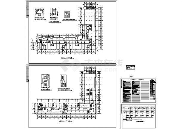 11层商住楼消防自动报警系统设计施工cad图纸，共四张-图二