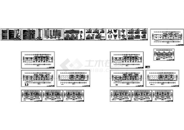 北京顺义区某11层高档商住楼电气设计CAD施工图-图一
