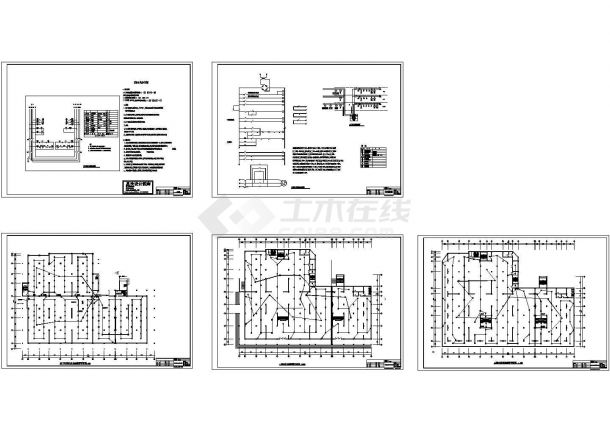 西安市某2层高档沿街商住楼电气设计CAD施工图-图一