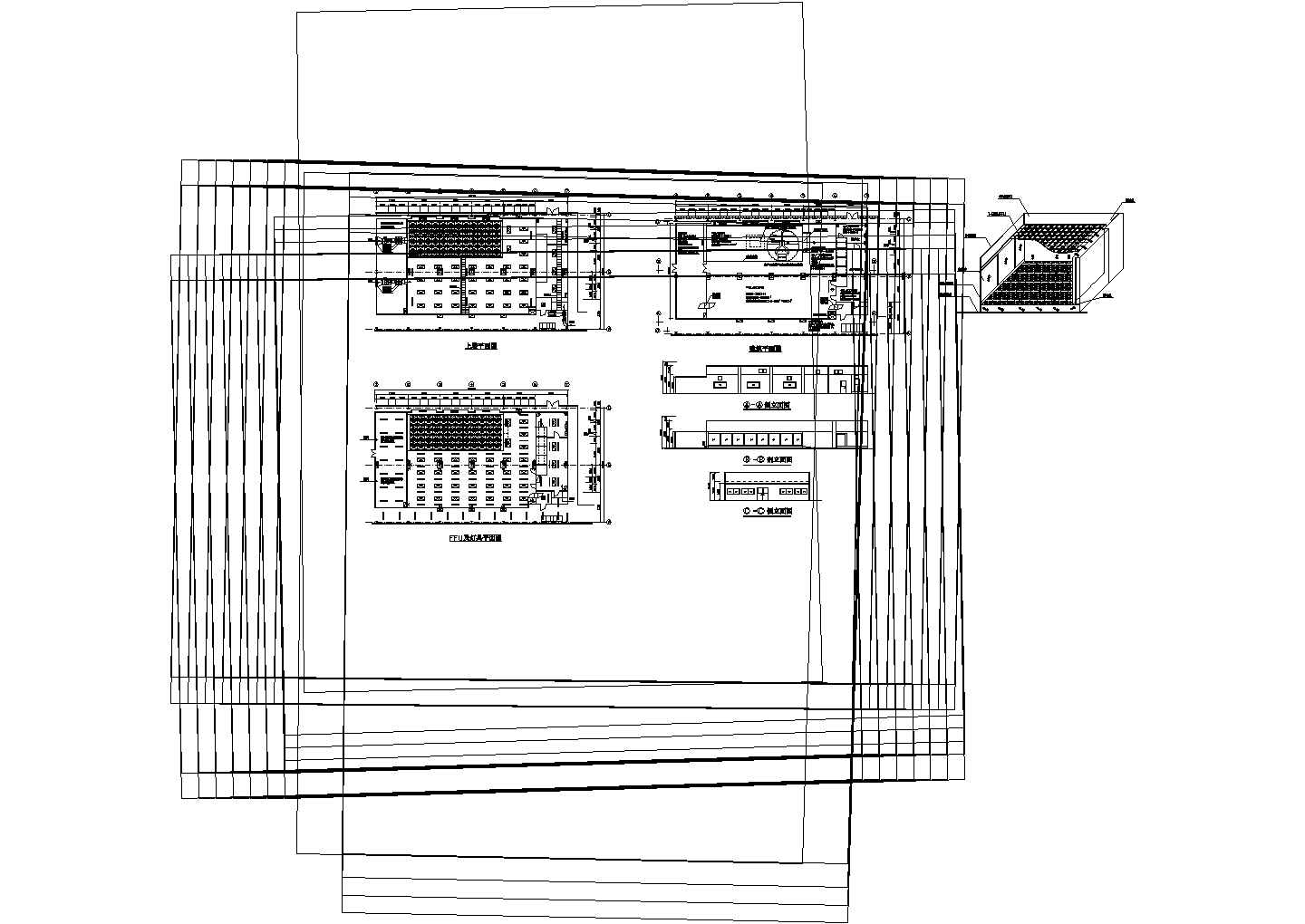 厂房设计_南方某电子厂厂房洁净室系统设计图