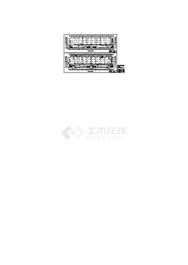 银川市某小型私人购物商场电气设计CAD施工图-图一