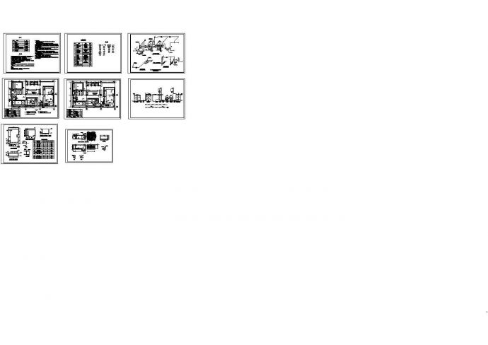 某13吨生化法中水处理系统设计cad全套工艺施工图纸（含设计说明）_图1