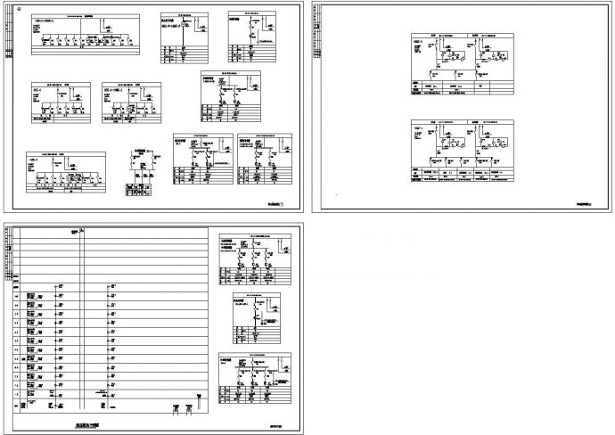 某行政楼低压系统电气原理示意设计工艺CAD图纸_图1