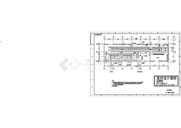某型号35KV变压器双加进线及二次系统原理设计工艺CAD图纸-图二