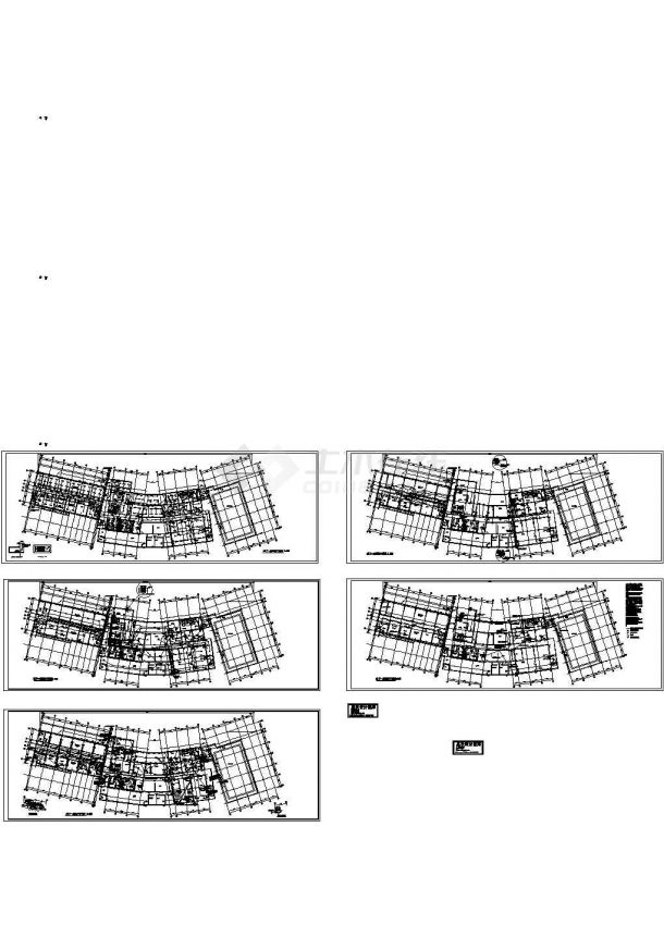 上海闵行区某高档别墅小区会所地下层电气设计CAD施工图-图二
