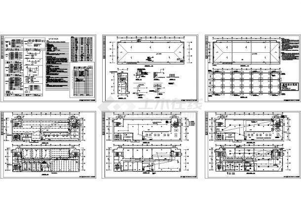 温州某大型皮革厂2层职工食堂电气设计CAD施工图-图一