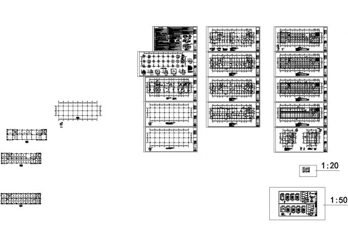 办公楼设计_[安徽]六层框架结构办公楼结构施工图，含结构设计总说明_图1