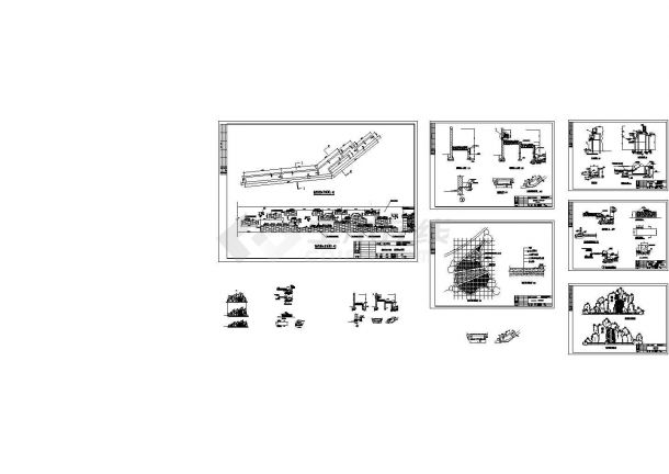 [广州]庭院景观设计全套施工图CAD-图二