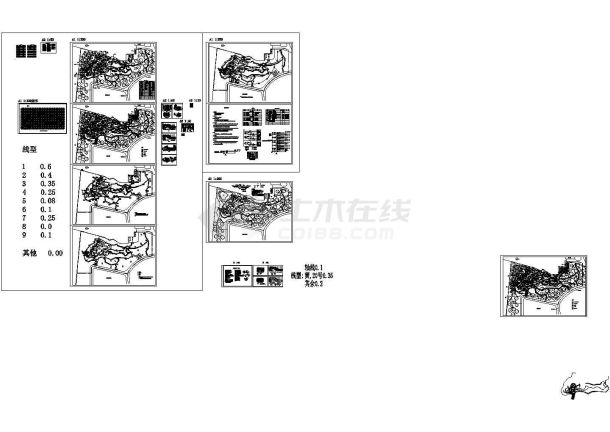 生态公园景观工程施工图，含景观施工图设计总说明-图二