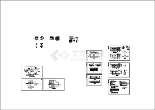 [河南]某河岸景观规划工程施工图CAD-图一