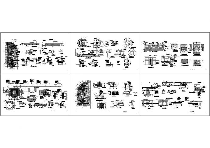 某处欧式风格别墅小区建筑施工CAD全套图纸_图1