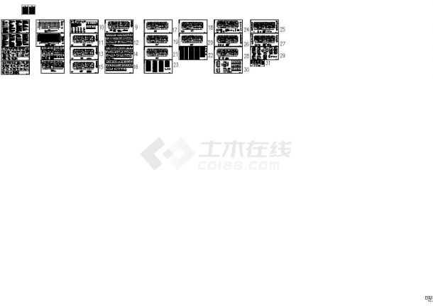 18层剪力墙住宅CAD结构施工图-图一