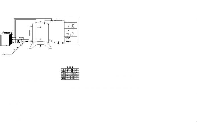 广东某热泵工程系统安装设计施工图_图1
