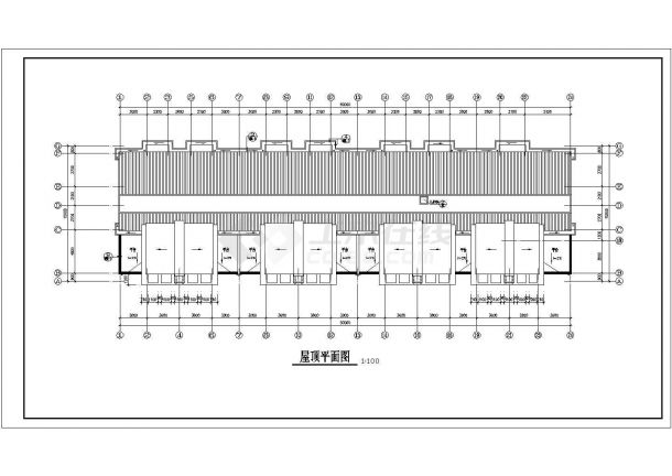 舟山市某小区6层砖混结构住宅楼建筑设计CAD图纸（含阁楼和储藏室层）-图二
