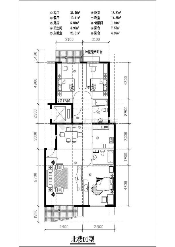 莆田市紫苑嘉园小区经典热门的平面户型平面设计CAD图纸（13张）-图一