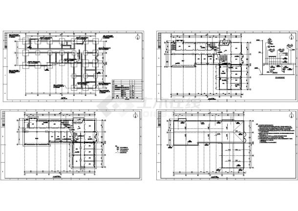 办公楼设计_烟台市某大型办公楼等电位接地设计CAD施工图-图一