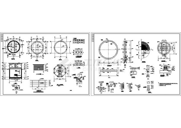 某工程集水井设计cad全套施工图（甲级院设计）-图二
