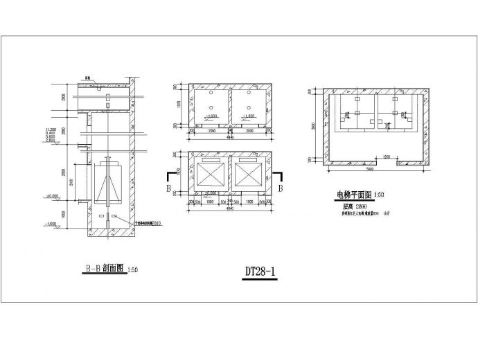 室内装修设计楼梯施工CAD图库_图1