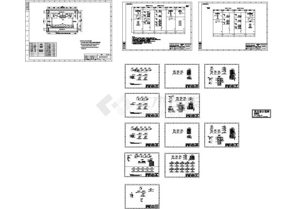 0.4KV低压配电柜CAD全套设计图-图一