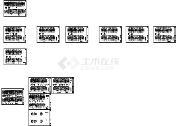 25层坡屋顶剪力墙结构住宅结构施工图-图二