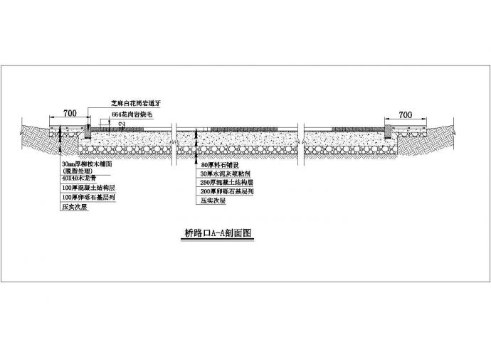 某景观桥路口规划设计cad施工详图_图1