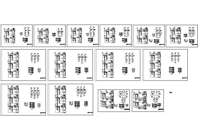 某标准型号软启动电柜设备控制电气原理设计CAD图集_图1