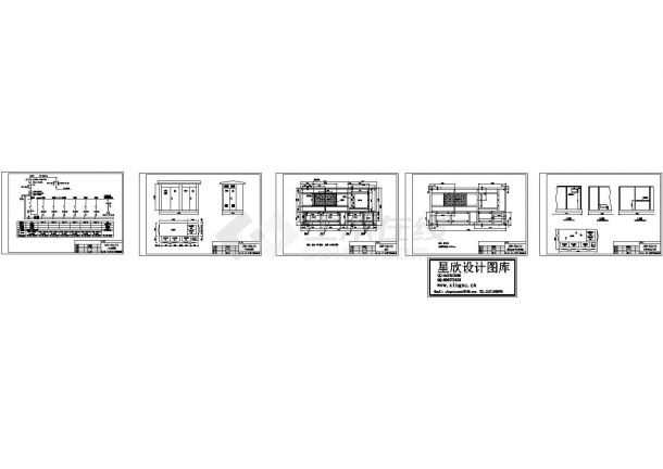 某标准型号ZBW-630配电箱电气原理设计CAD图纸-图一
