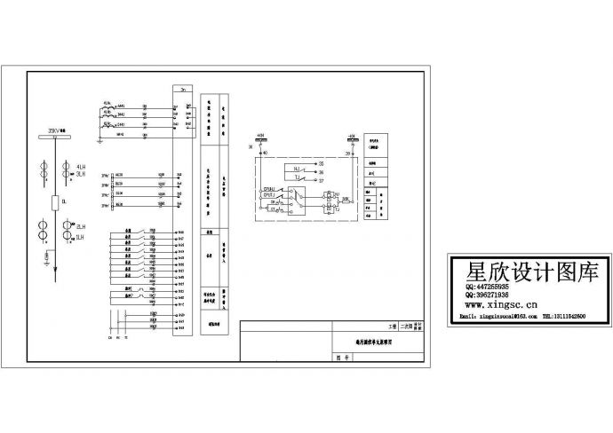 某型号通用测控单元控制原理设计CAD图纸_图1