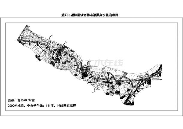 黑臭水体治理项目全套CAD施工图-图一